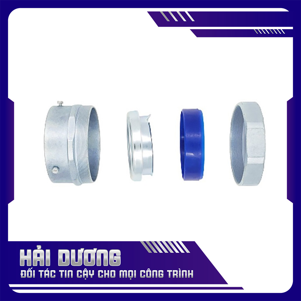 Đầu nối ống ruột gà lõi thép vào ống thép luồn