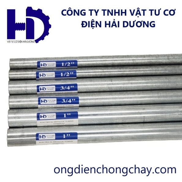 Ống thép luồn dây điện trơn EMT Hải Dương