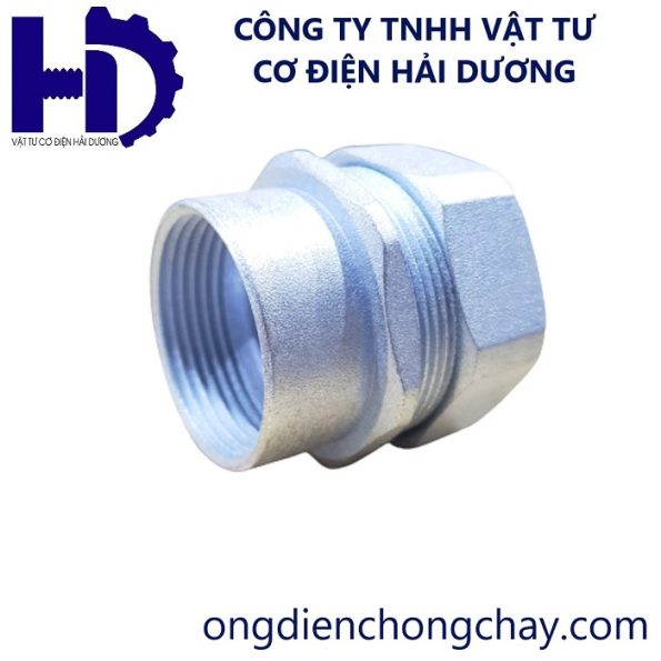 Đầu nối ống thép luồn dây điện ren IMC với ống ruột gà lõi thép 4