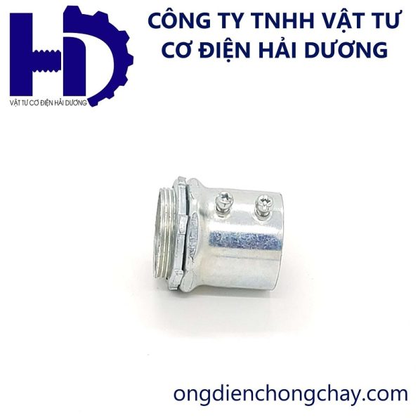 Đầu nối ống thép luồn dây điện trơn EMT vào hộp điện