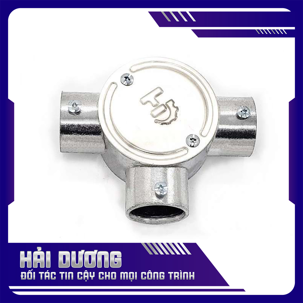 HỘP NỐI ỐNG THÉP LUỒN DÂY ĐIỆN 3 NGẢ REN BS 4568/ BS 31/JIS C 8305/ IEC 61386