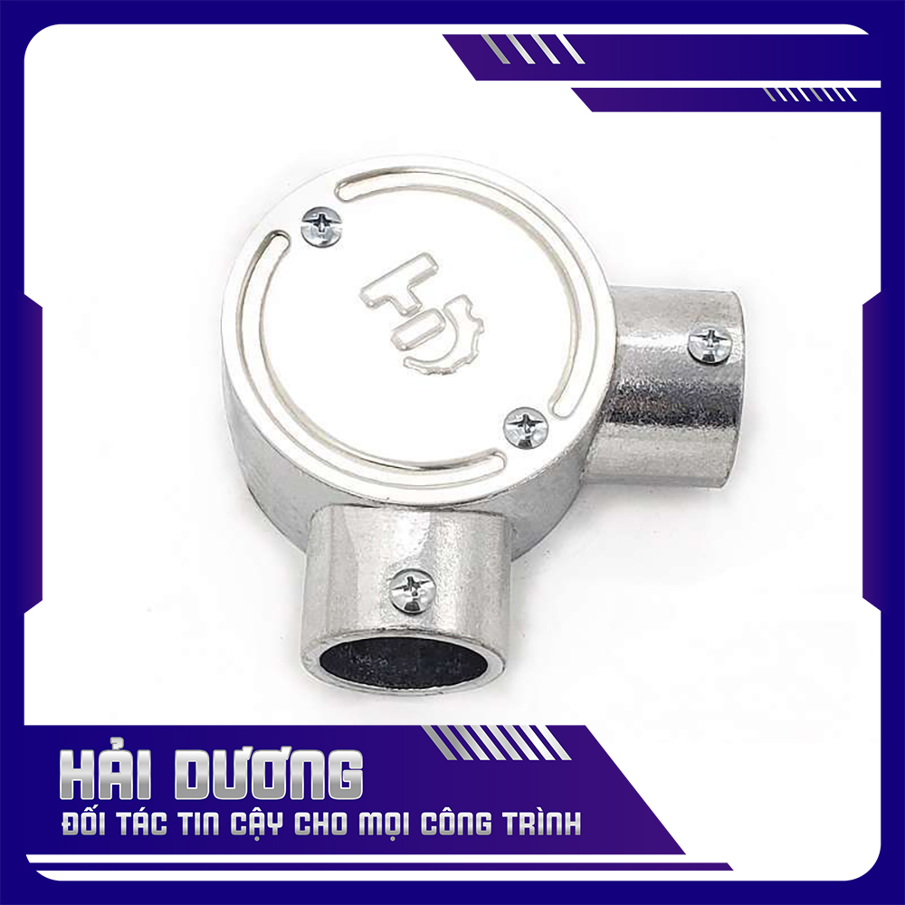 HỘP NỐI ỐNG THÉP LUỒN DÂY ĐIỆN 2 NGẢ VUÔNG REN BS 4568/ BS 31/JIS C 8305/ IEC 61386