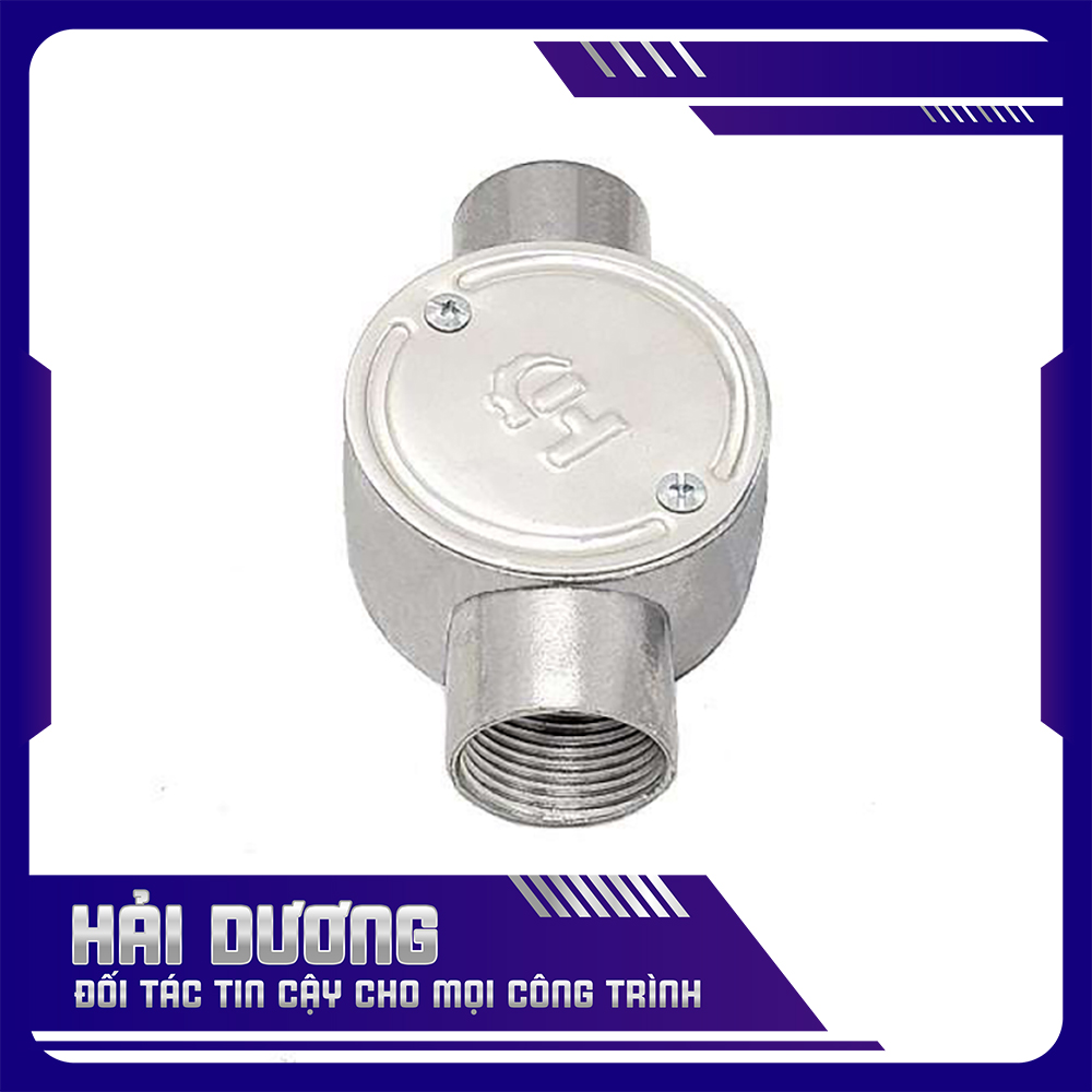 HỘP NỐI ỐNG THÉP LUỒN DÂY ĐIỆN 2 NGẢ THẲNG REN IMC/RSC