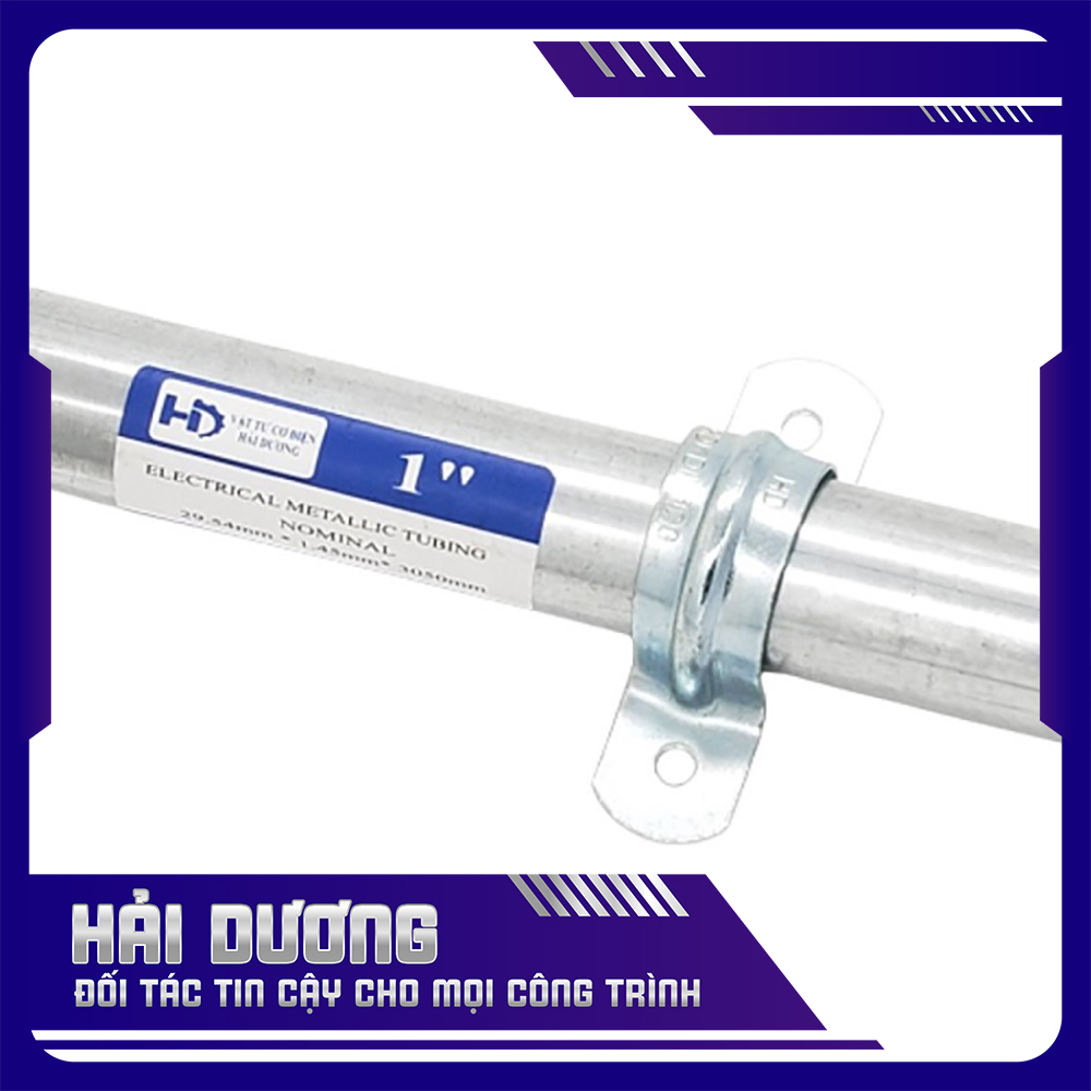 Kẹp omega không đế dùng cho ống thép luồn dây đi