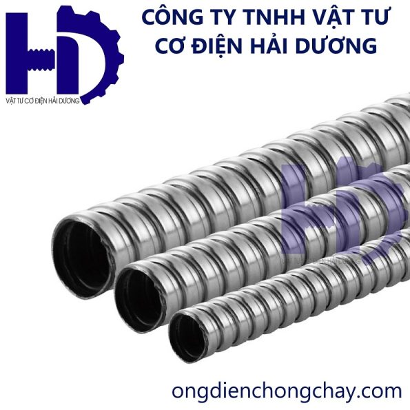 Ống ruột gà lõi thép không bọc nhựa