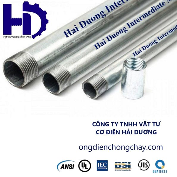 Ống thép luồn dây điện ren IMC