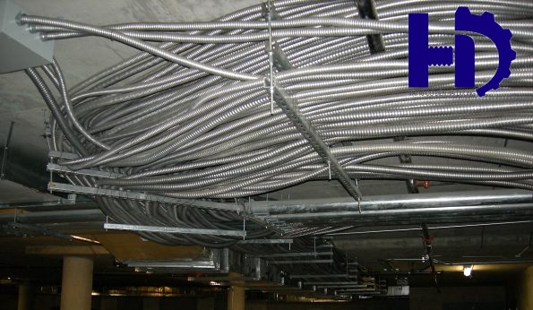 Ống ruột gà lõi thép không bọc nhựa